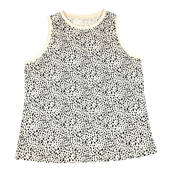 Women's XL Summer Ready Leopard Print Tank Top - Loose Fit Sleeveless High Neck - Picture 5 of 12